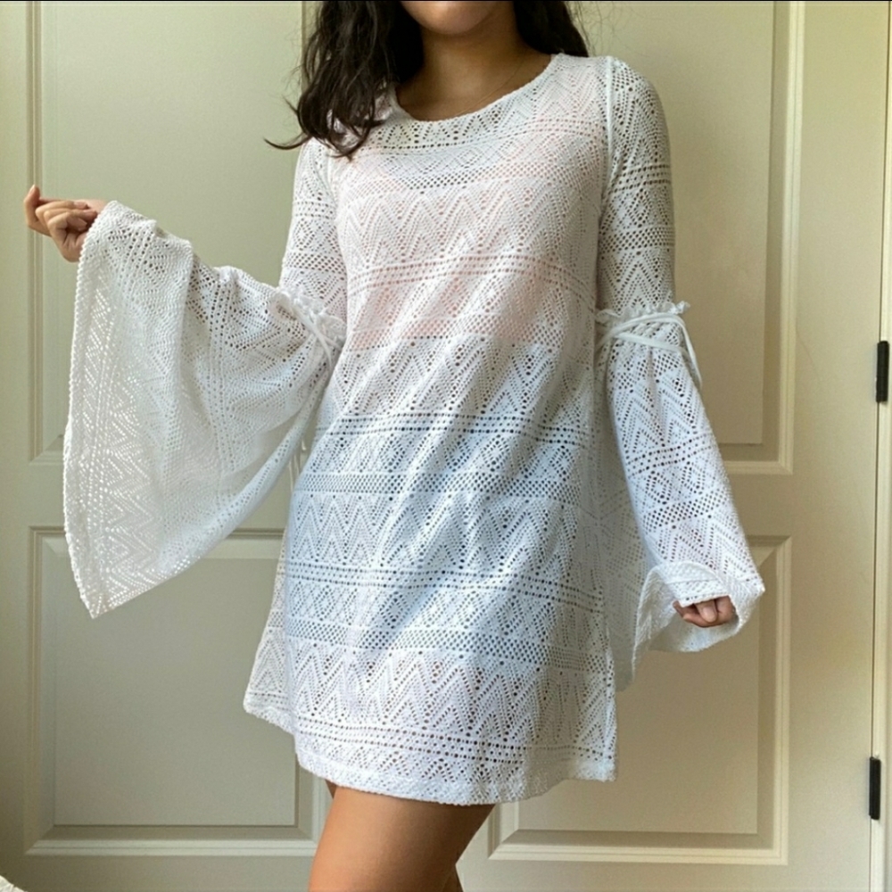 Free people cover up dress tunic size small